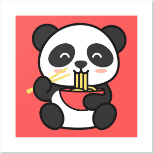 Ramen Panda Slurp Posters and Art